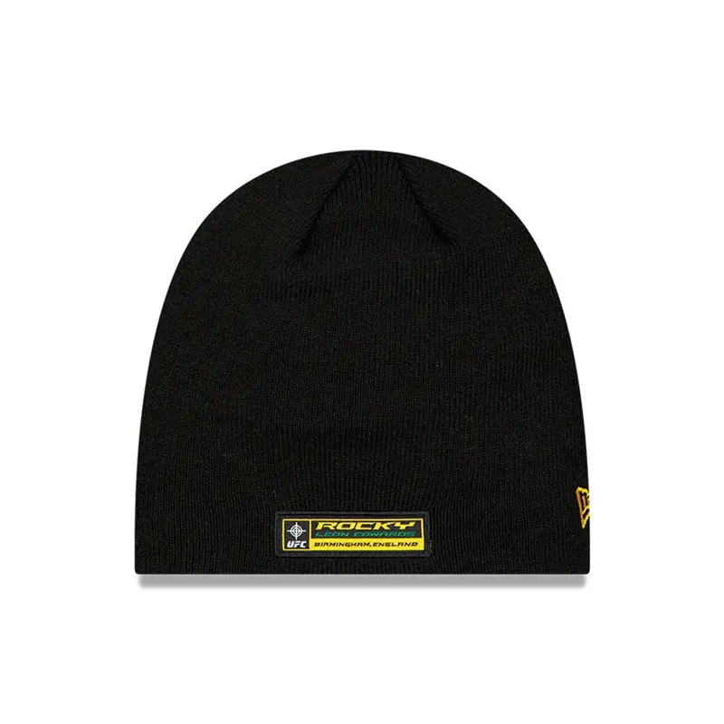 UFC Ultimate Fighting Leon Edwards Black Cuff Knit Beanie Hat