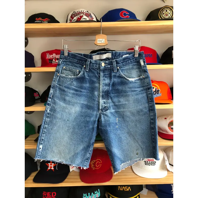 Vintage Versace Jeans Distressed Denim Shorts Size 30
