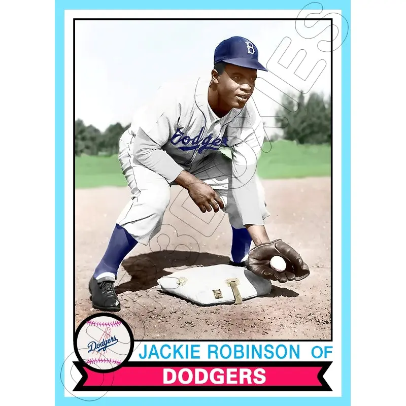 Jackie Robinson 1979 Topps Custom Card - 4919