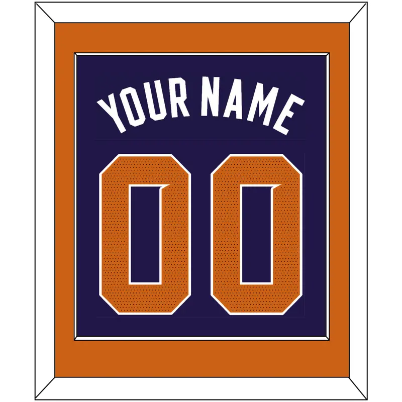 Phoenix Name & Number - Purple Icon (2017-2023) - Single Mat 2