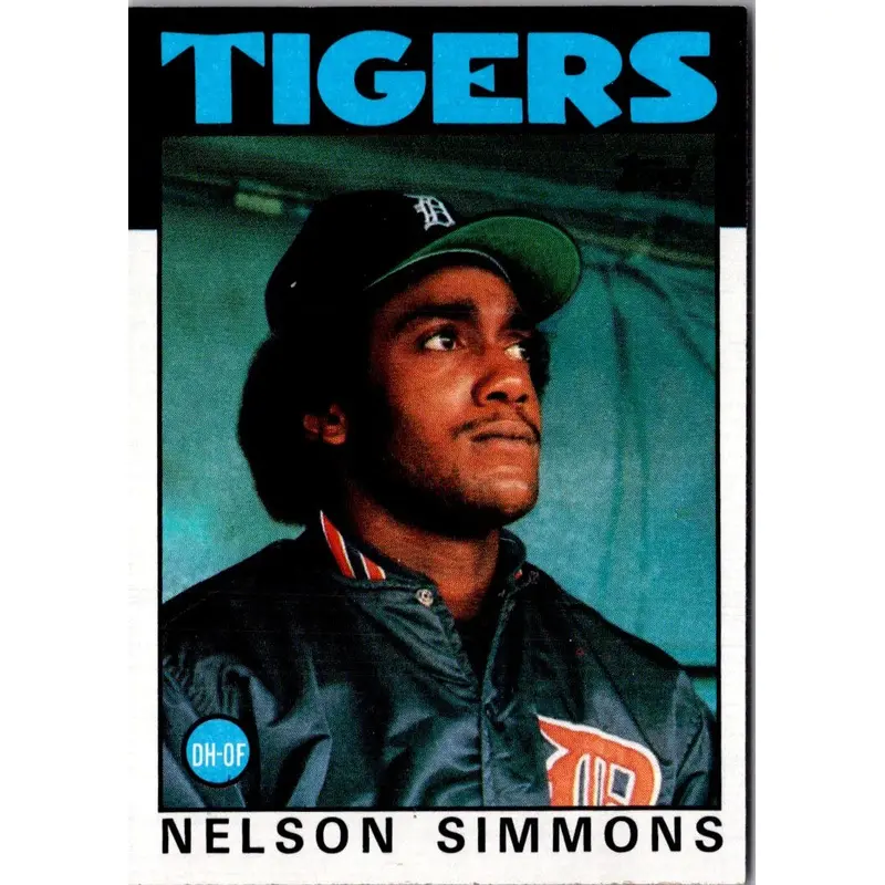 1986 Topps Nelson Simmons #121 Rookie