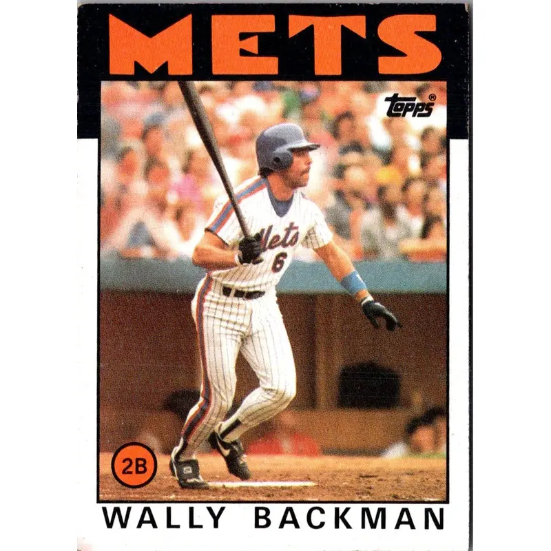 1986 Topps Wally Backman #191