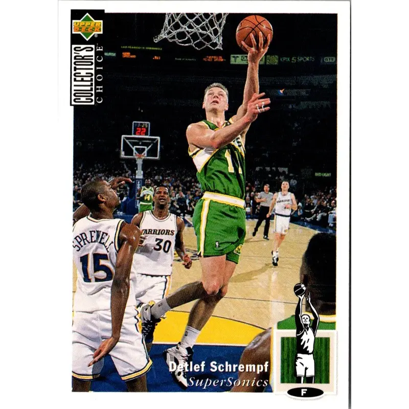1994 Collector's Choice Silver Signatures Detlef Schrempf #111