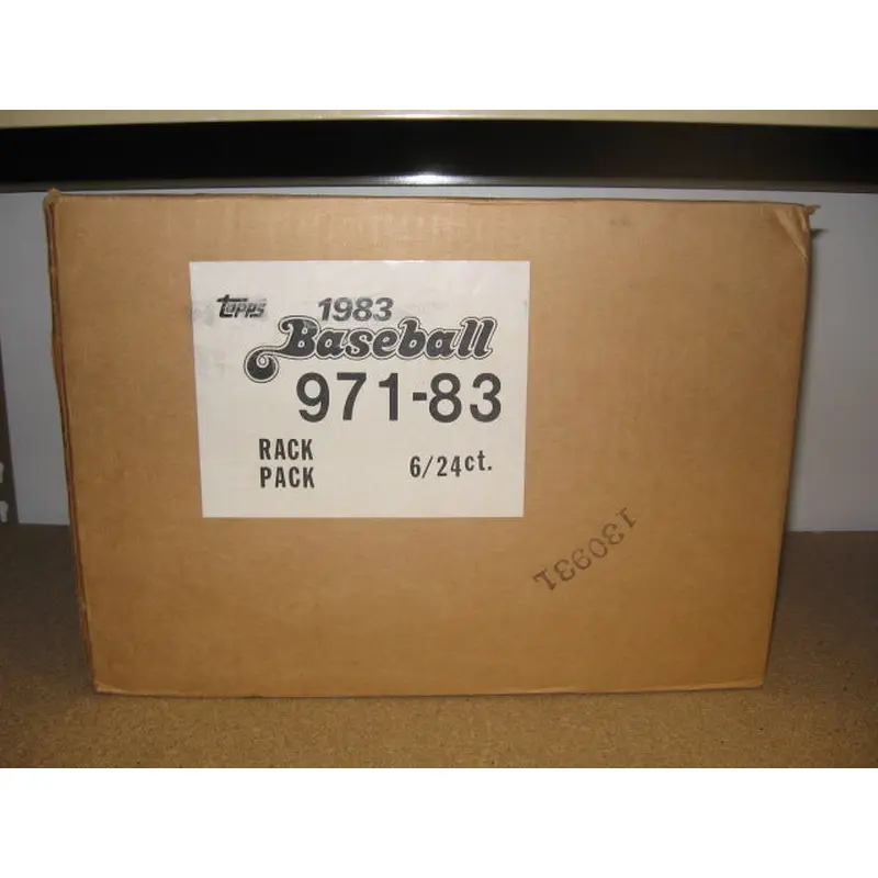 1983 Topps Baseball Rack Pack Case (6 Box)