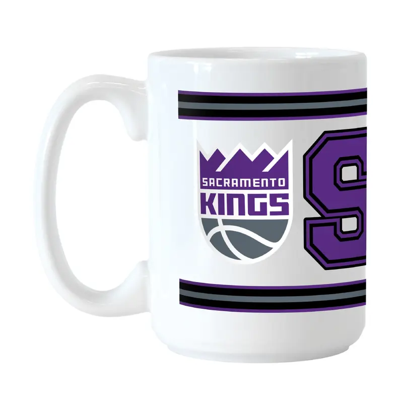 Sacramento Kings 15oz Overtime Stripe Sublimated Mug