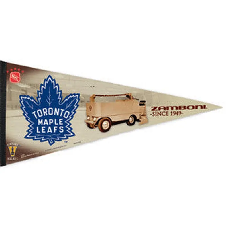 Toronto Maple Leafs "Zamboni Classic" (1938-63 Logo) Premium Felt Pennant