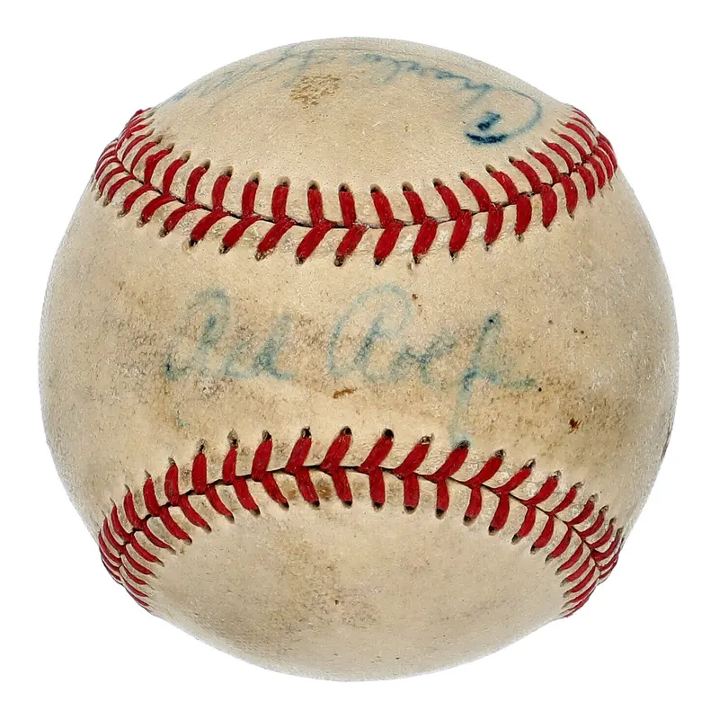 Red Rolfe Signed American League Baseball JSA COA New York Yankees Legend