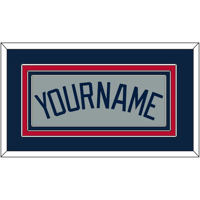 Atlanta Name - Road Gray - Triple Mat 3