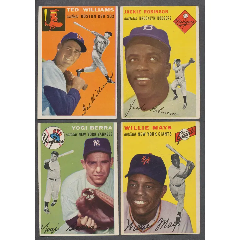 1954 Topps Baseball Partial Set VG VG/EX