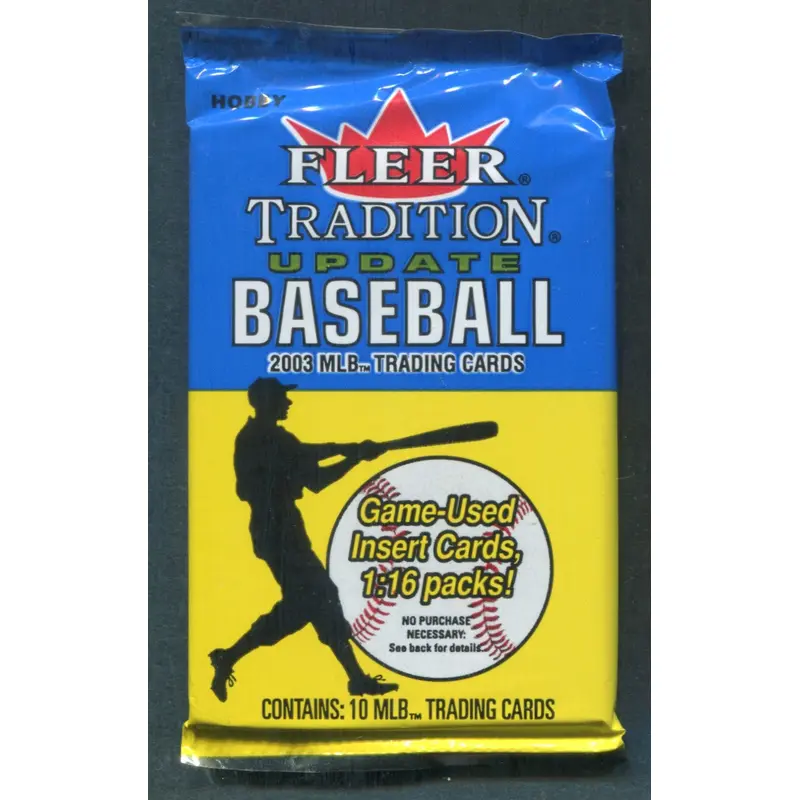 2003 Fleer Tradition Update Baseball Unopened Pack (Hobby) (10)