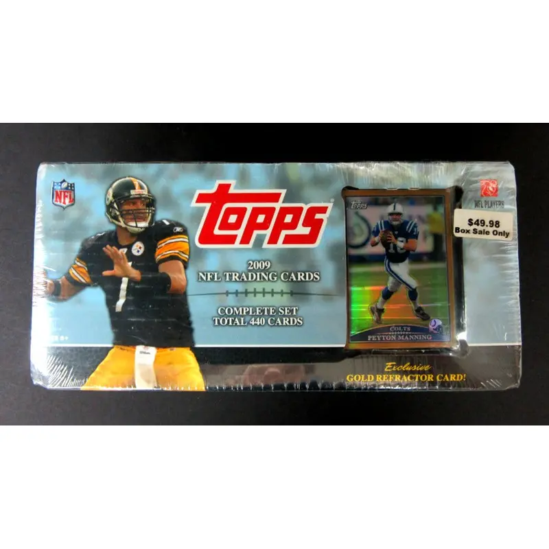 2009 Topps Football Factory Set (Manning Refractor)