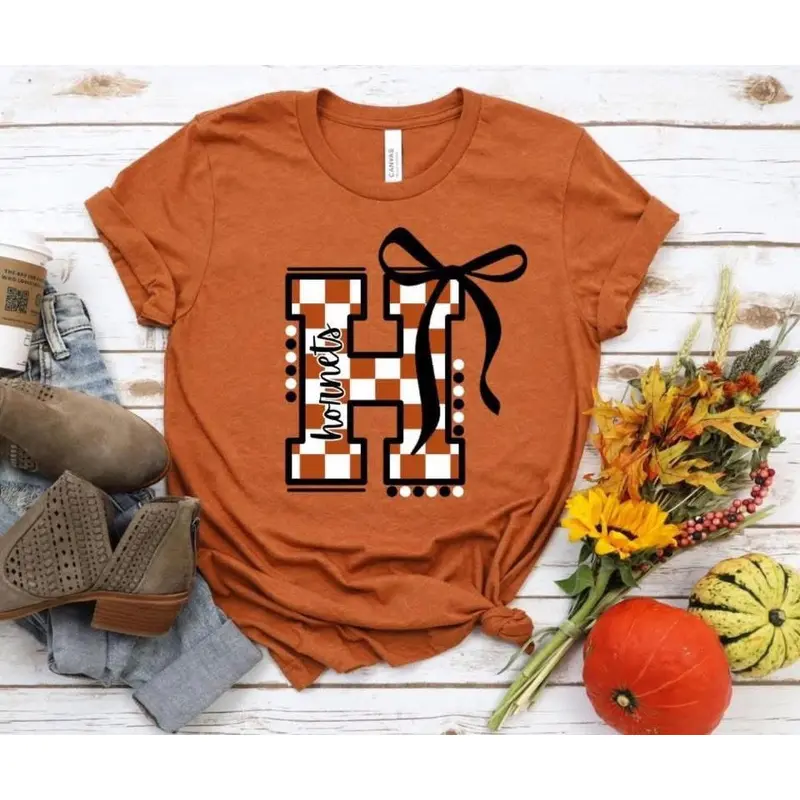 Checkered Coquette Hornet Tee