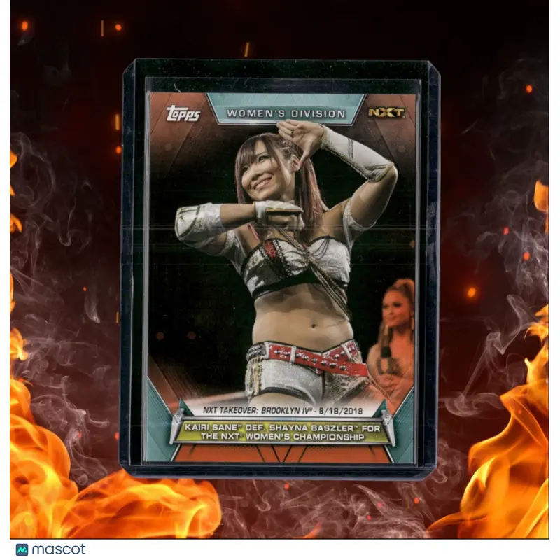2019 Topps Women's Division Kairi Sane Def. Shayna Baszler Orange 25/50 #81