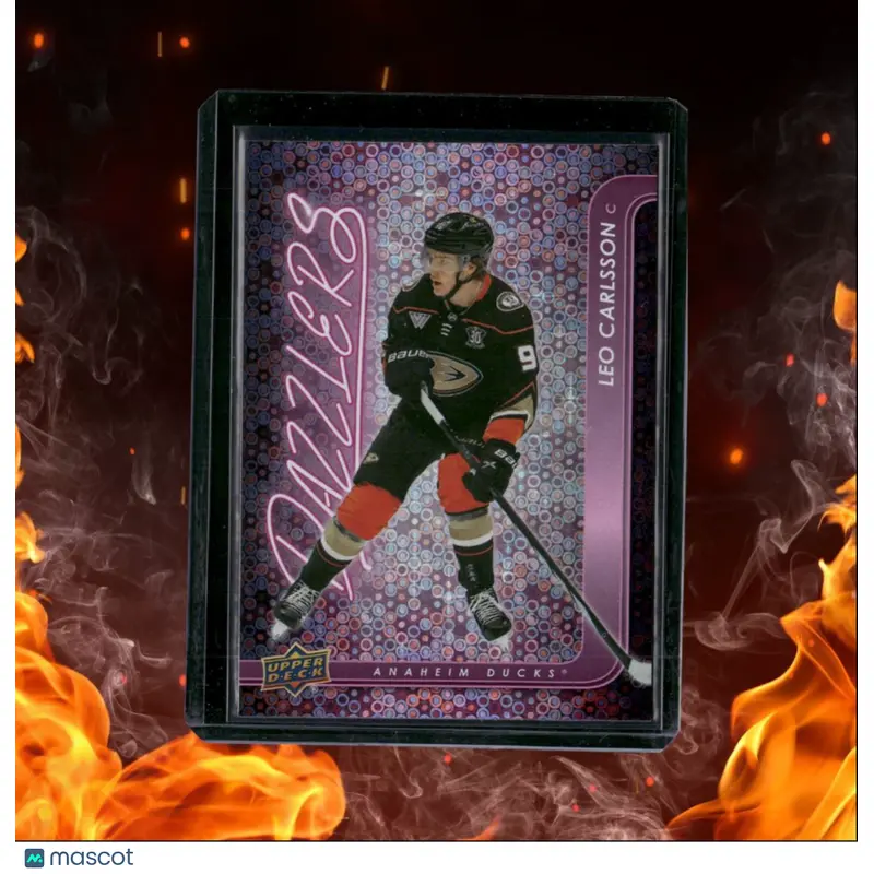 2024-25 Upper Deck Leo Carlsson Pink Dazzlers #DZ-40