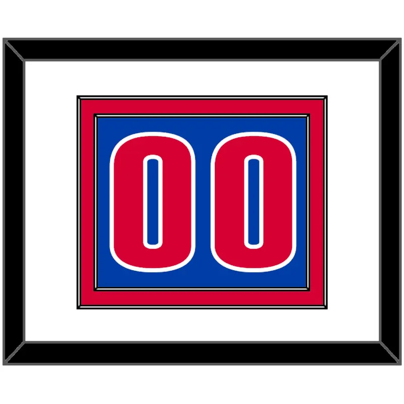 Detroit Number - Road Blue (2001-2017) - Double Mat 1