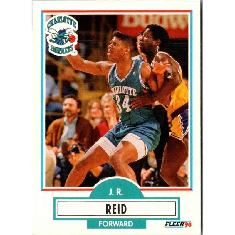 1990 Fleer J.R. Reid #20 Rookie