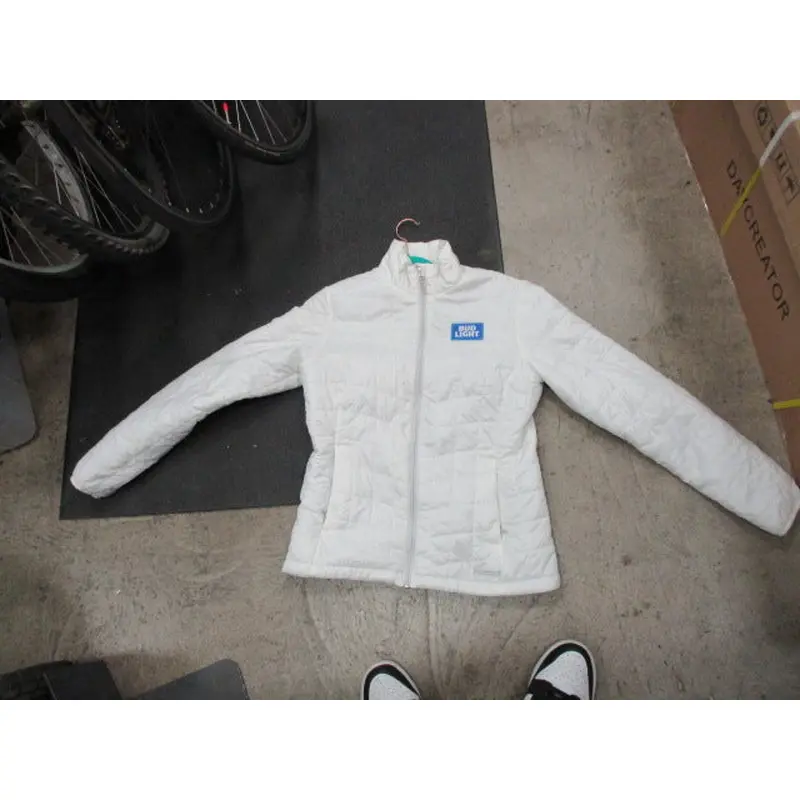 Used Marmot Bud Light Size Medium Puffer Winter Jacket