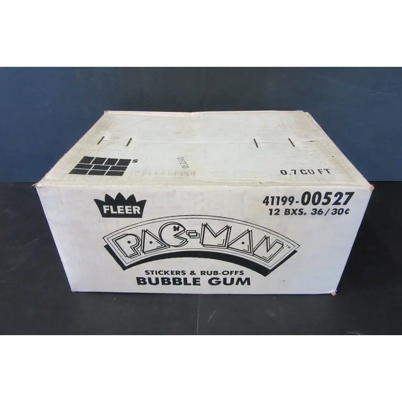 1980 Fleer Pac Man Unopened Wax Case (12 Box)