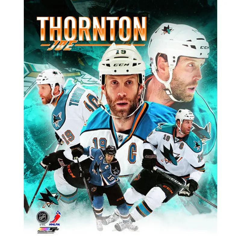 Joe Thornton "Superstar" San Jose Sharks Premium Poster Print - Photofile 16x20