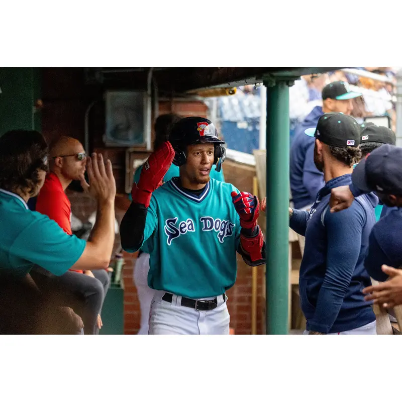 Portland Sea Dogs Replica Retro Teal Jersey