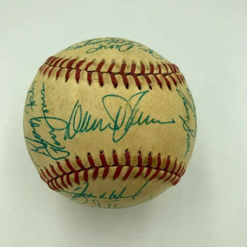 1986 New York Mets World Series Champs Team Signed Vintage Feeney NL Baseball