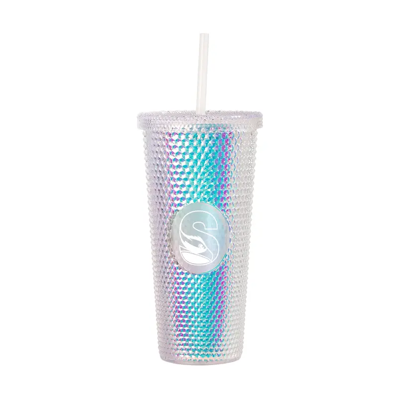 Stockton College 24oz Iridescent  Studded Tumbler