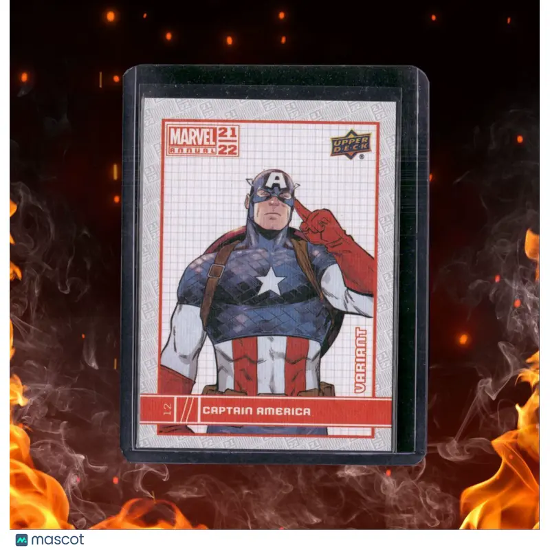 2021 Upper Deck Marvel Annual Captain America Variant #12