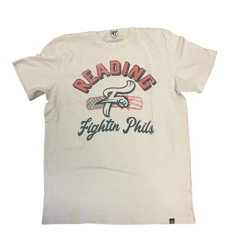 '47 Brand Reading Fightin Phils Sandstone Glory Daze Franklin Tee Men