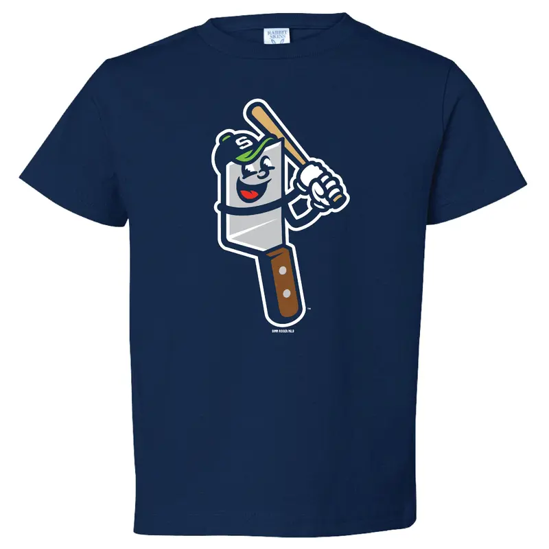 Youth Navy Flip Tee