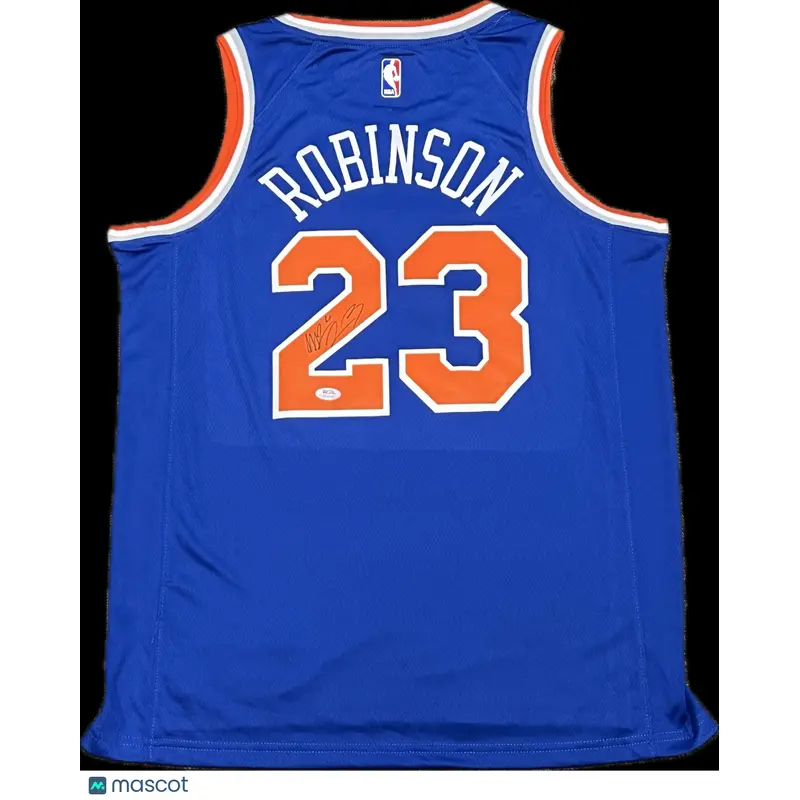 Mitchell Robinson Signed Jersey PSA New York Knicks Autographed