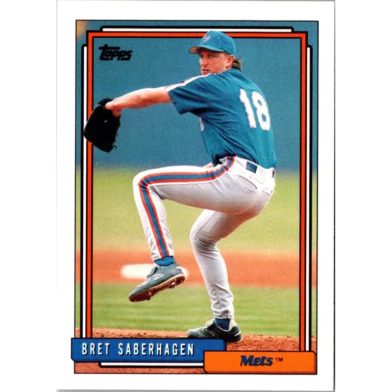 1992 Topps Traded Bret Saberhagen #97T