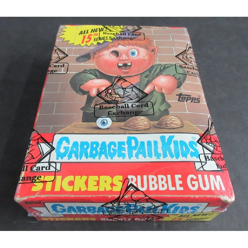 1988 Topps Garbage Pail Kids Series 15 Unopened Wax Box (w/ price) (Non) (BBCE)