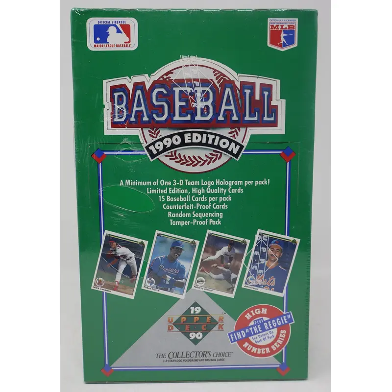 1990 Upper Deck Baseball High Series Box