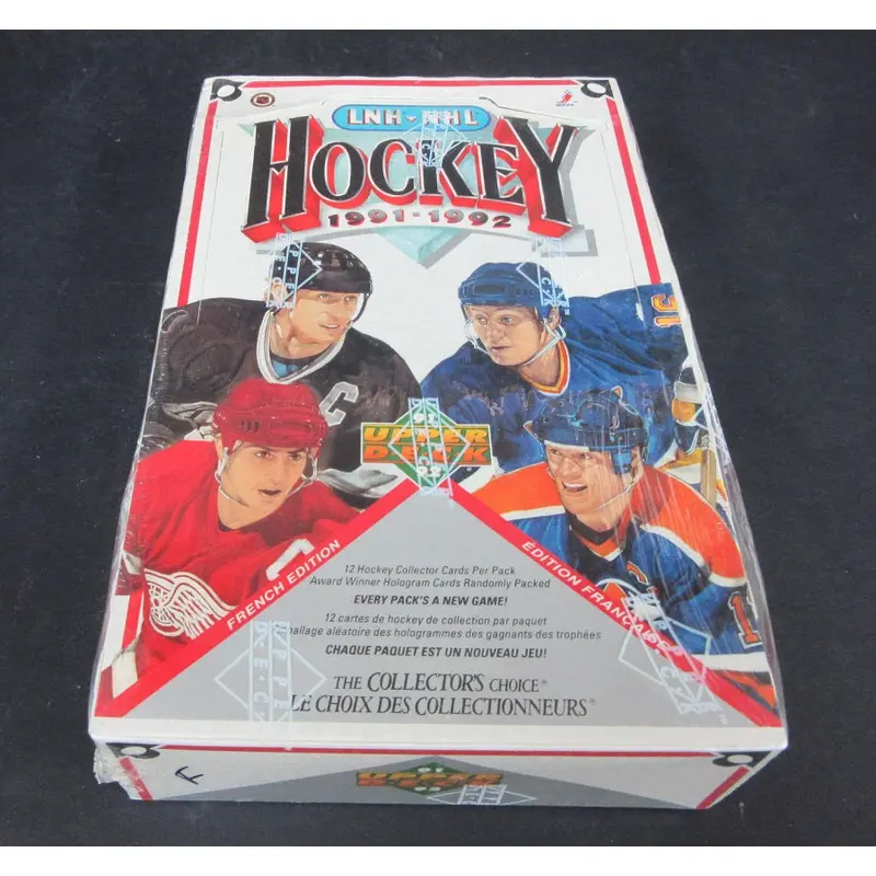 1991/92 Upper Deck Hockey Low Series Box (French)