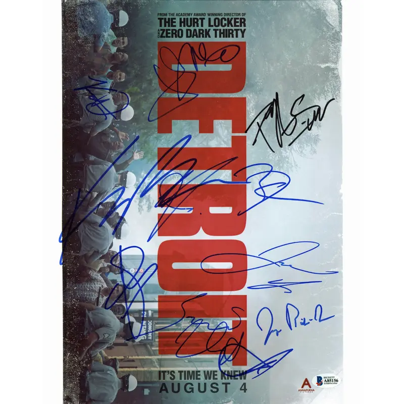 Detroit  (Kathryn Bigelow +10) Authentic Signed 11x14 Photo BAS #A85156