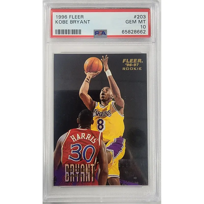 Kobe Bryant 1996 Fleer #203 PSA 10 Gem Mint