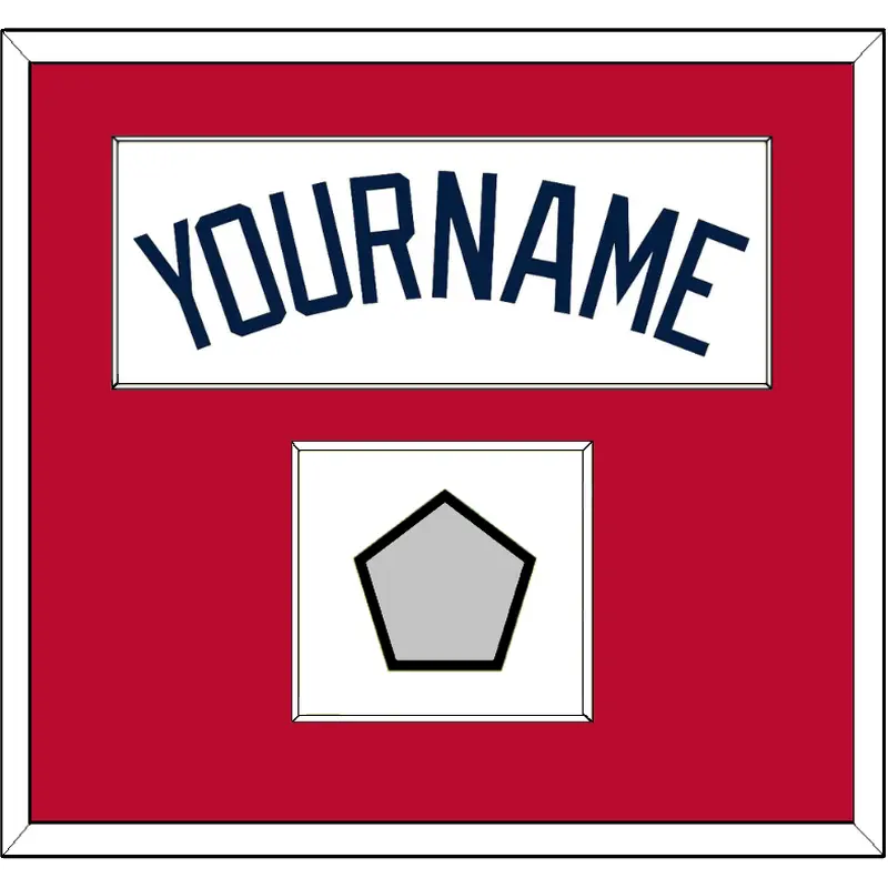 Atlanta Name & World Series Champions Patch - Home White - Single Mat 1