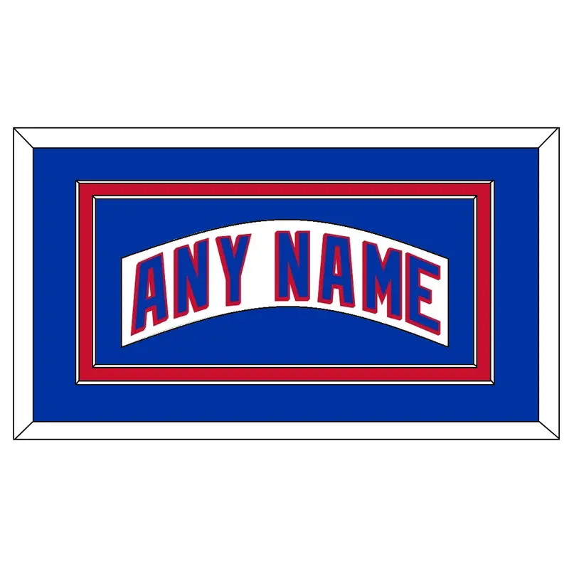 New York Nameplate - Home White (1990-2004) - Double Mat 3