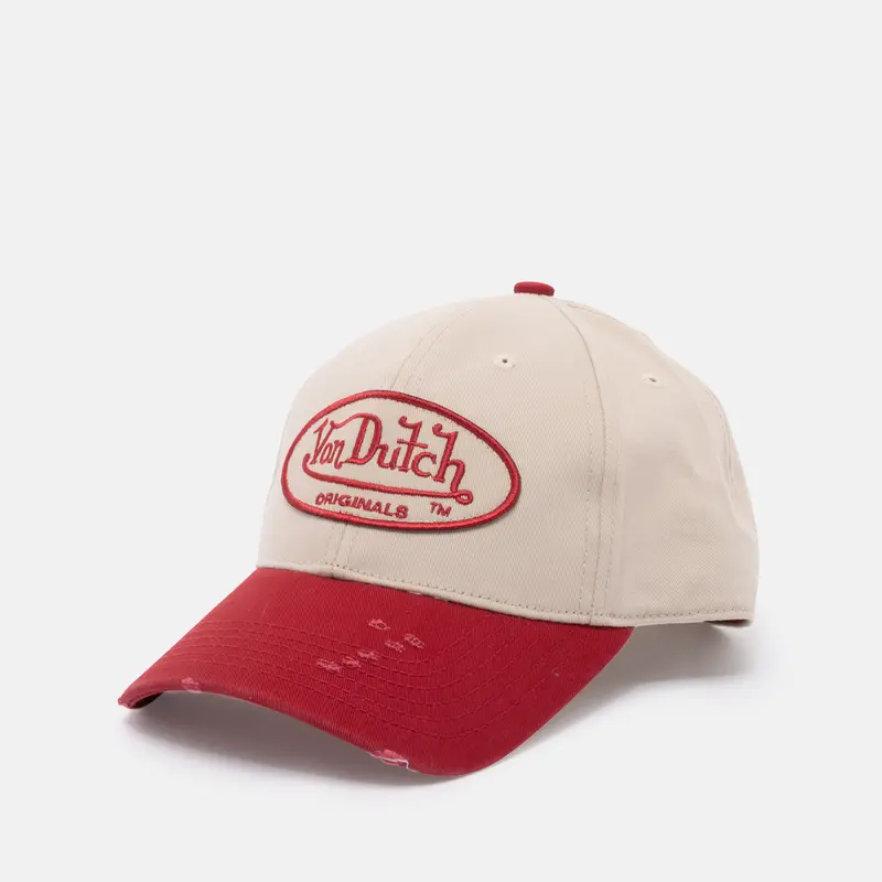 Von Dutch - DB Denver Dad Cap - Khaki/Red