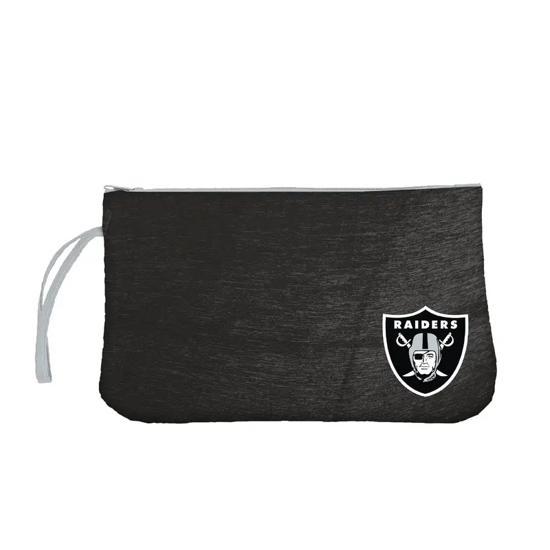 Las Vegas Raiders Crosshatch Wristlet