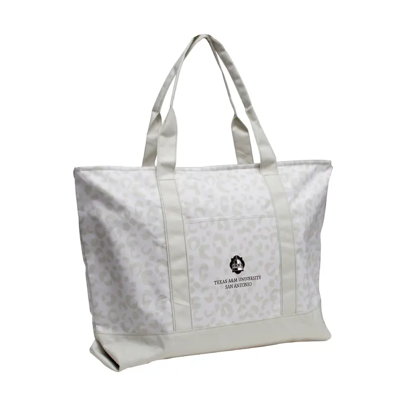Texas A&M - San Antonio Leopard Pattern Tote