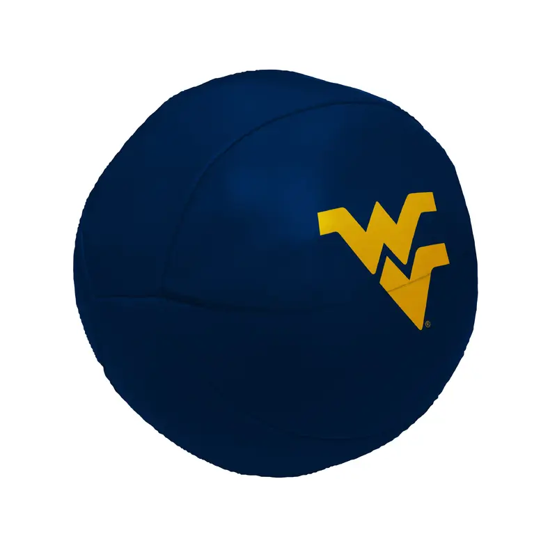 West Virginia University Navy Micro Soft Basketball f/ Primary Logo