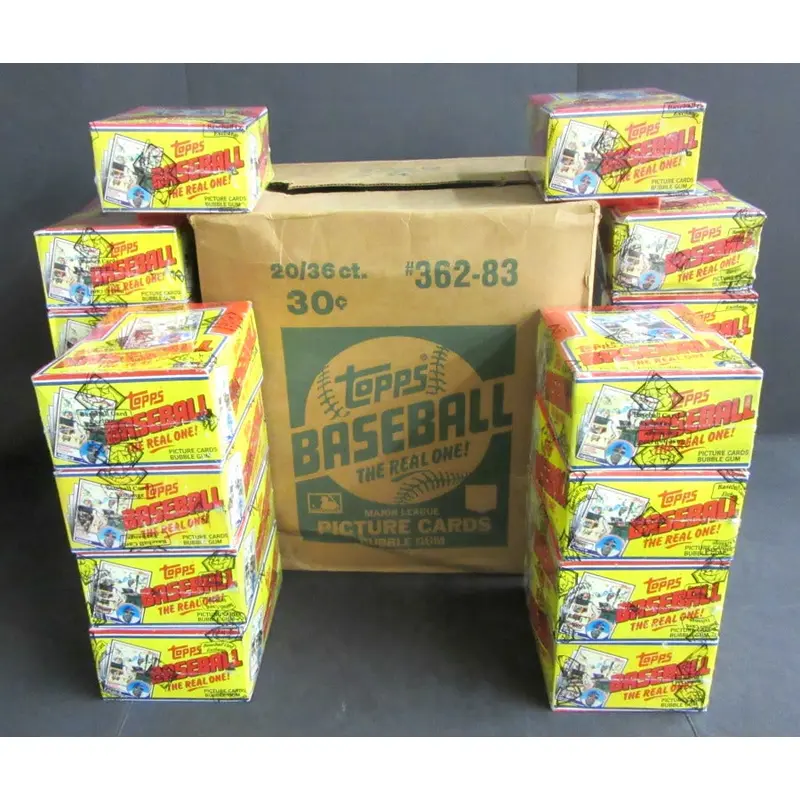 1983 Topps Baseball Unopened Wax Case (20 Box)