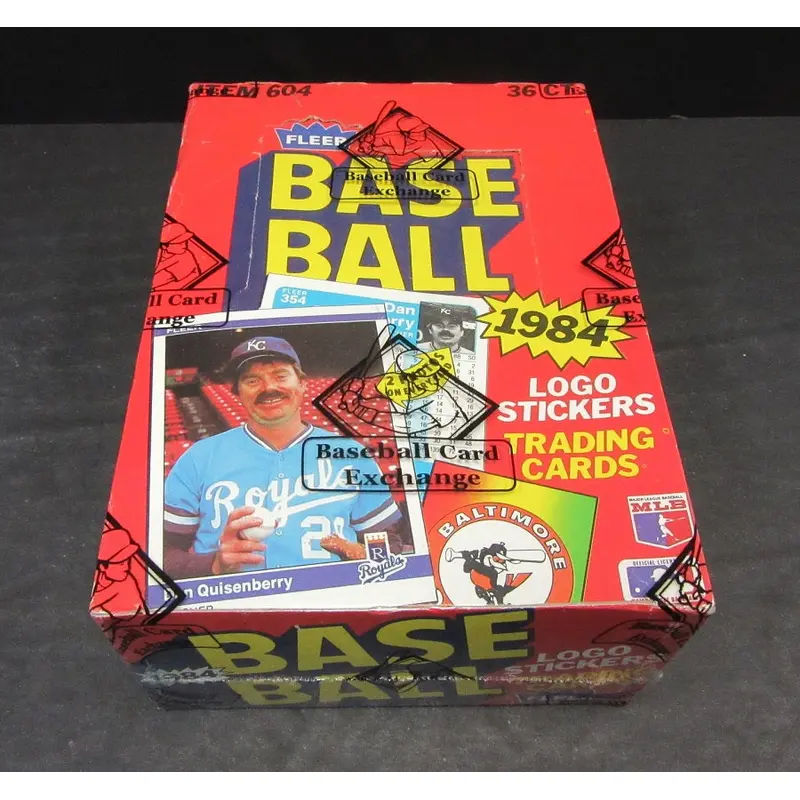 1984 Fleer Baseball Unopened Wax Box (Authenticate)