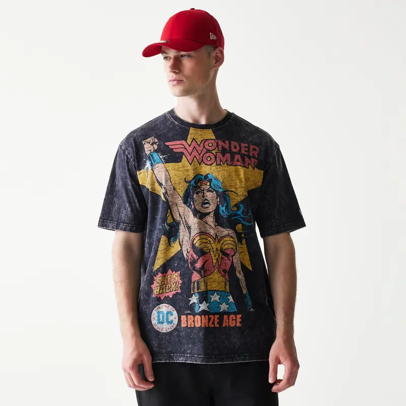 New Era - DC Anniversary - WONDER WOMAN - T-Shirt - Black