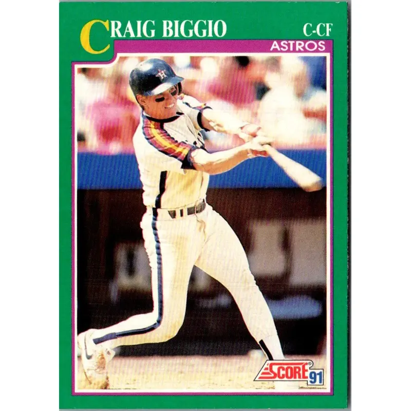1991 Score Craig Biggio #161