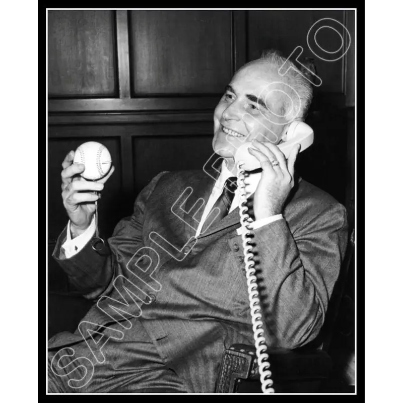 Charlie Finley 8X10 Photo - 1961 Kansas City Athletics A's - 2095