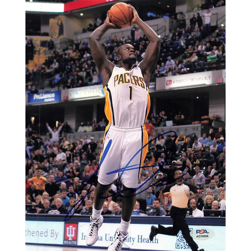 Lance Stephenson signed 8x10 photo PSA/DNA Indiana Pacers Autographed