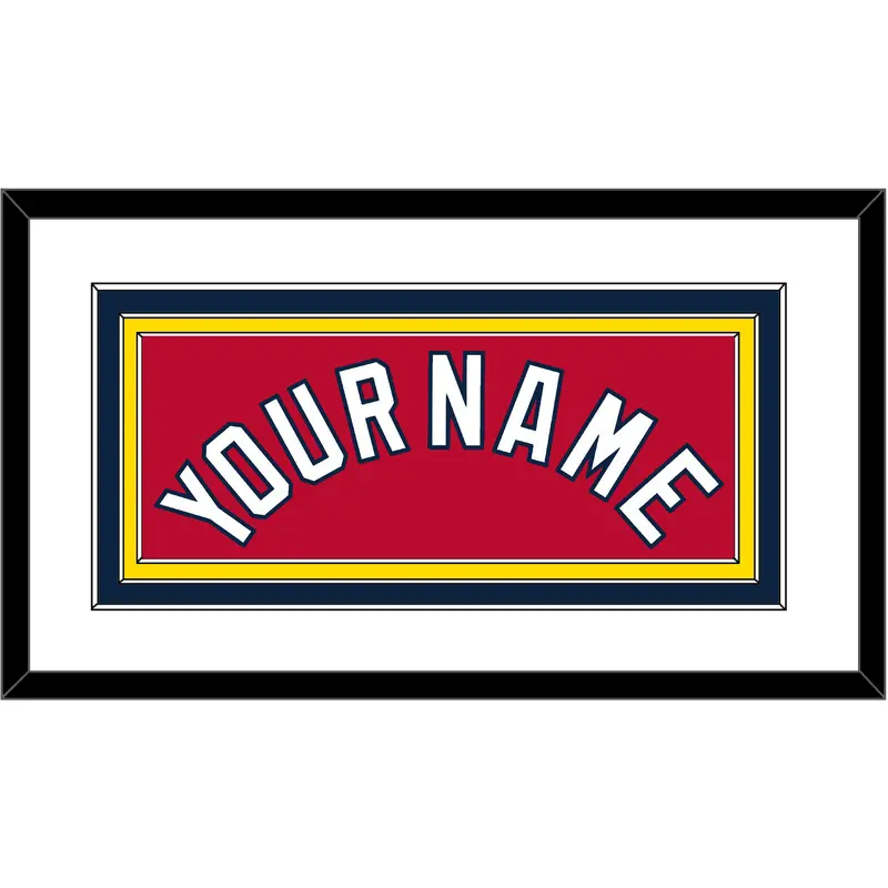 St. Louis Name - Spring Training Red - Triple Mat 1