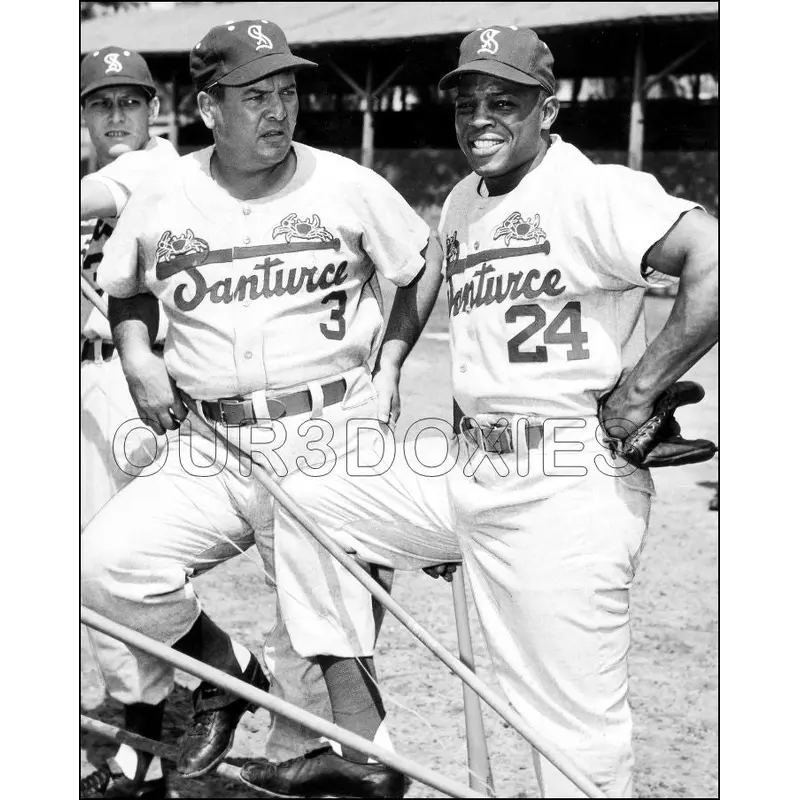 Willie Mays 8X10 Photo - 1954 Santurce Crabbers PR Giants - 968